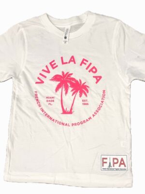 Kids t-shirt Vive la FIPA pink