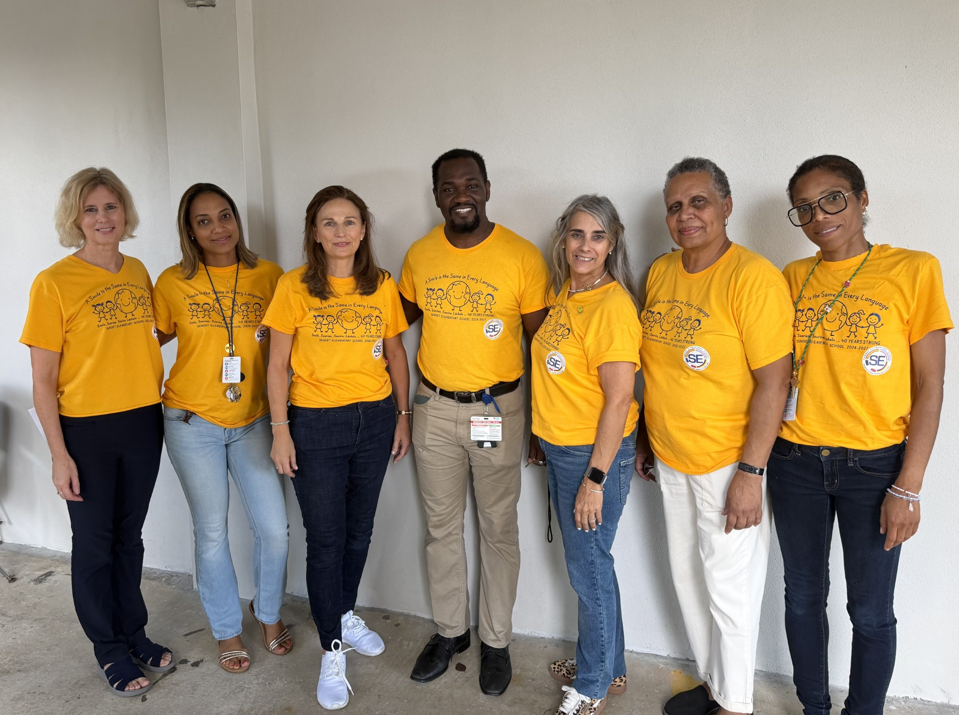 Sunset Elementary French department team